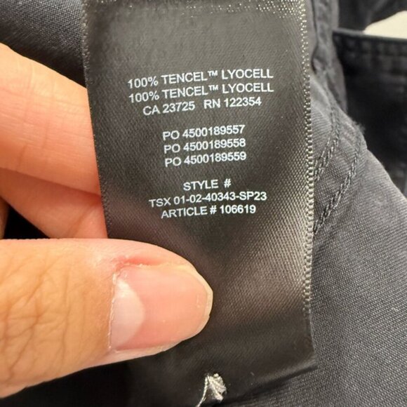 Aritzia Babaton Black Utility Sleeveless Shirt size XS - Picture 9 of 9